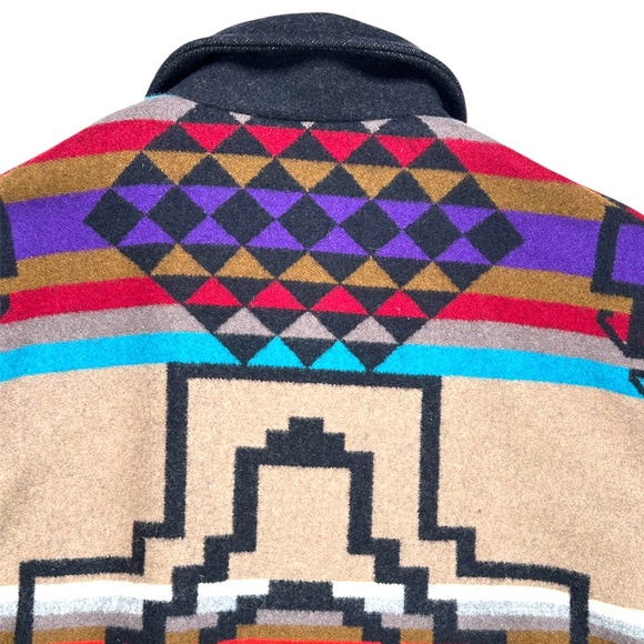 VINTAGE PENDLETON Mens Jacket Wool Coat Size Large - Picture 13 of 14